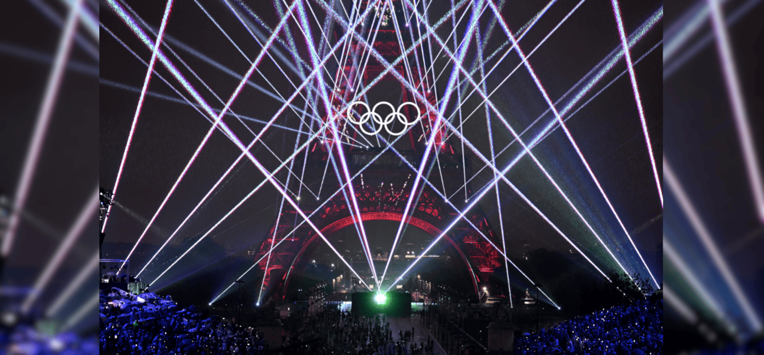 Un instante de la ceremonia inaugural de los Juegos Olímpicos de París 2024