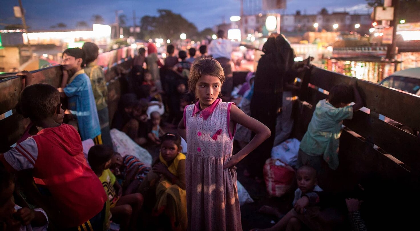 Refugiados y refugiadas musulmanes rohingyas 