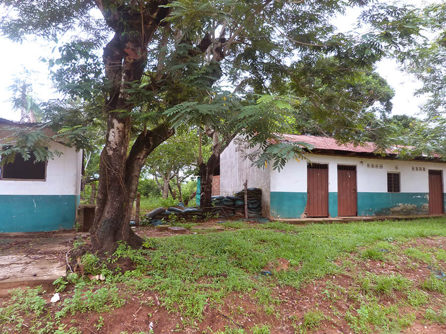 Comisaría de policia abandonada en El Porvenir, Colombia
