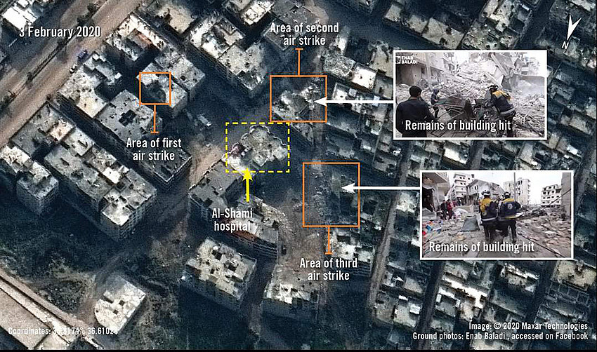 Photo Credits: Before Image: © 2020 Maxar Technologies After Image: © 2020 Maxar Technologies