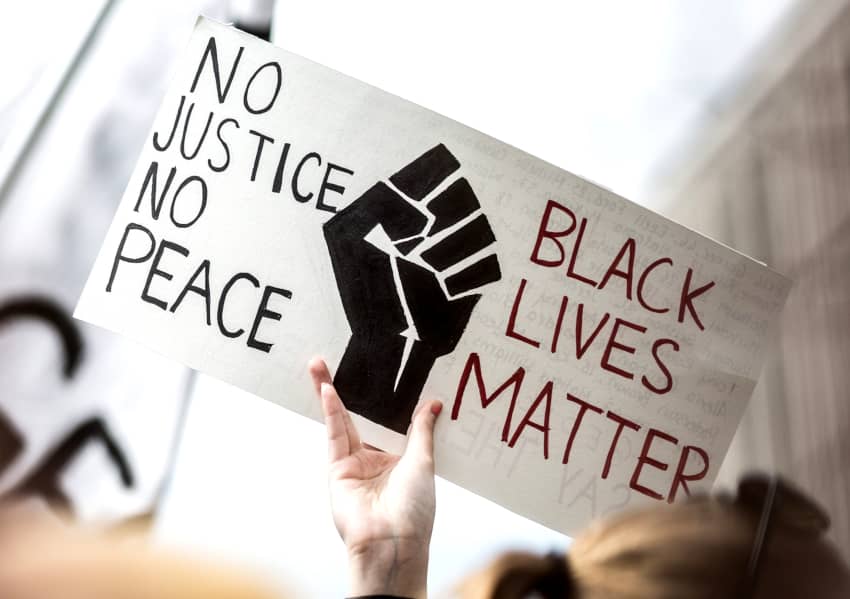 Manifestación Black Lives Matter