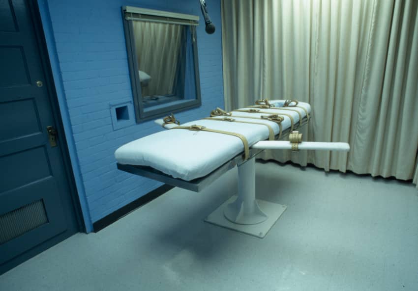 Camilla donde se realizan las ejecuciones con inyección letal