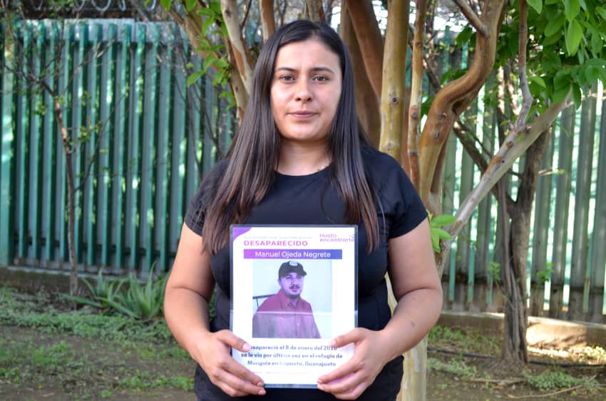 Retrato de Bibiana Mendoza, activista del colectivo Hasta Encontrarte en Guanajuato, México, dedicada a la búsqueda de personas desaparecidas.