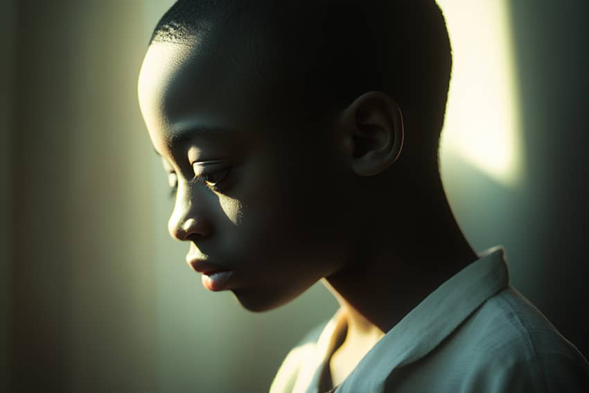 Imagen de George Stinney creada con inteligencia artificial