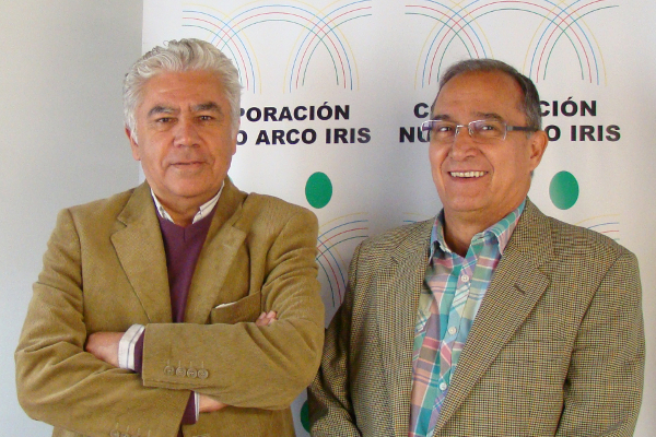 Fernando Hernández Valencia y José Aristizábal, defensores colombianos de los derechos humanos