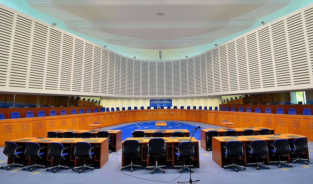 Interior del Tribunal Europeo de Derechos Humanos