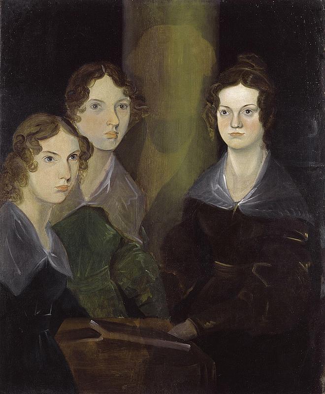 Retrato das irmás Brontë/Patrick Branwell Brontë