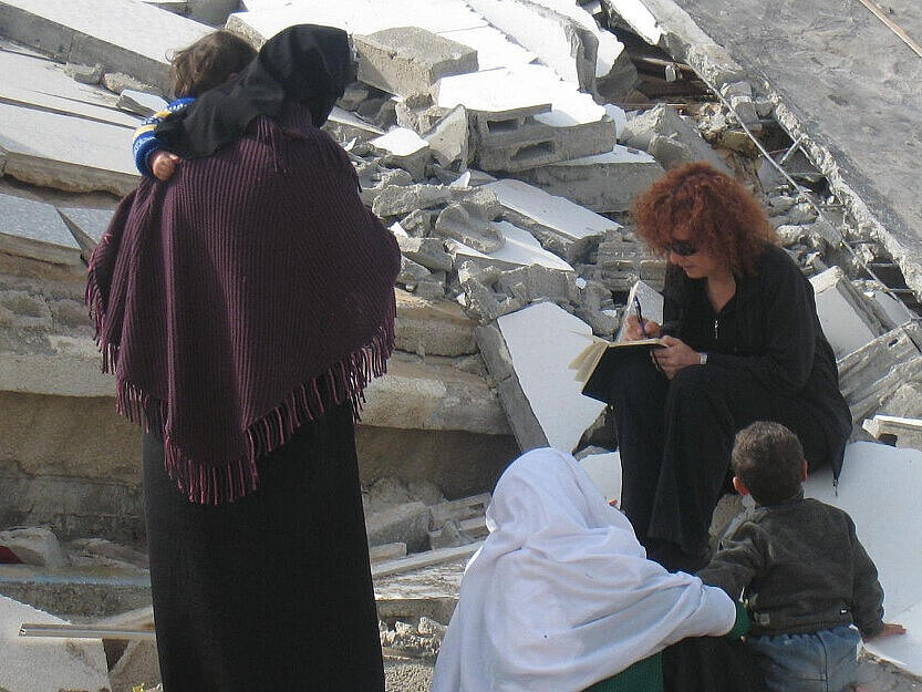 Nuestra investigadora Donatella Rovera en Gaza, 2009