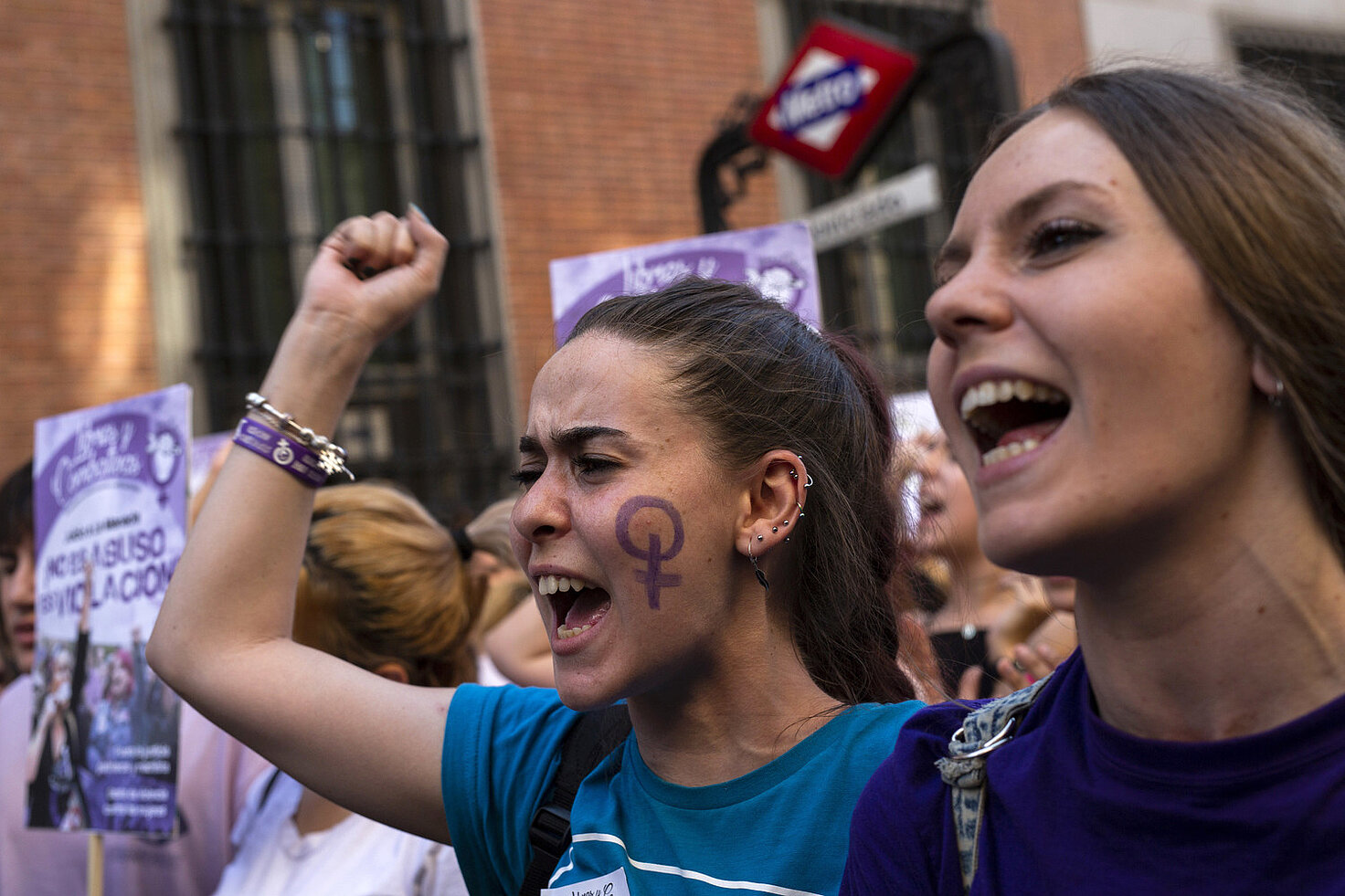 Manifestación en España por los derechos sexuales de las mujeres