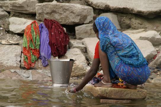Mujer India. Foto bajo licencia creative commons en Flickr. Autor: Patrik M. Loeff
