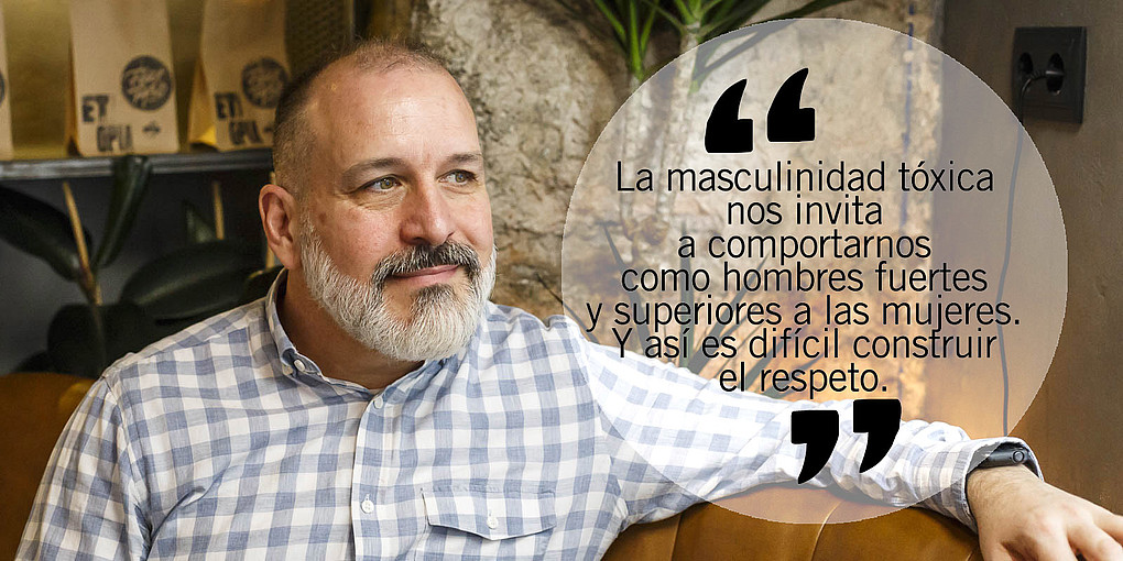 Jose Ignacio Pichardo: "La masculinidad tóxica nos invita a comportarnos como hombres fuertes y superiores a las mujeres. Y así es difícil construir el respeto"