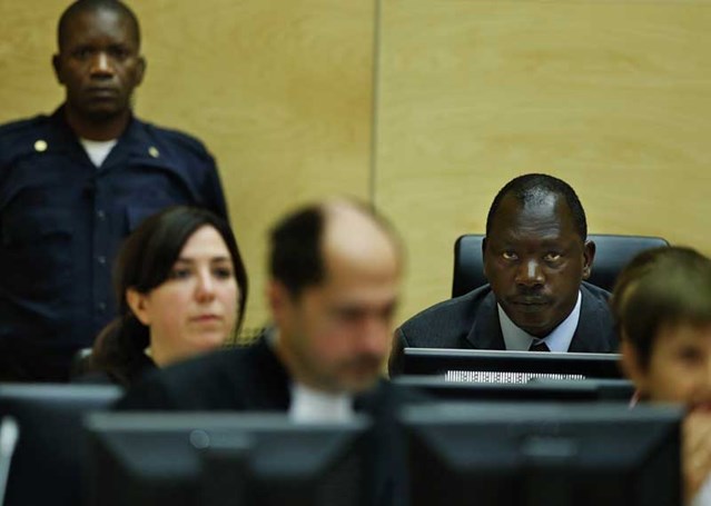 Thomas Lubanga, señor de la guerra congoleño, recibe la primera condena dictada por la Corte Penal Internacional de La Haya (Países Bajos), 10 de...