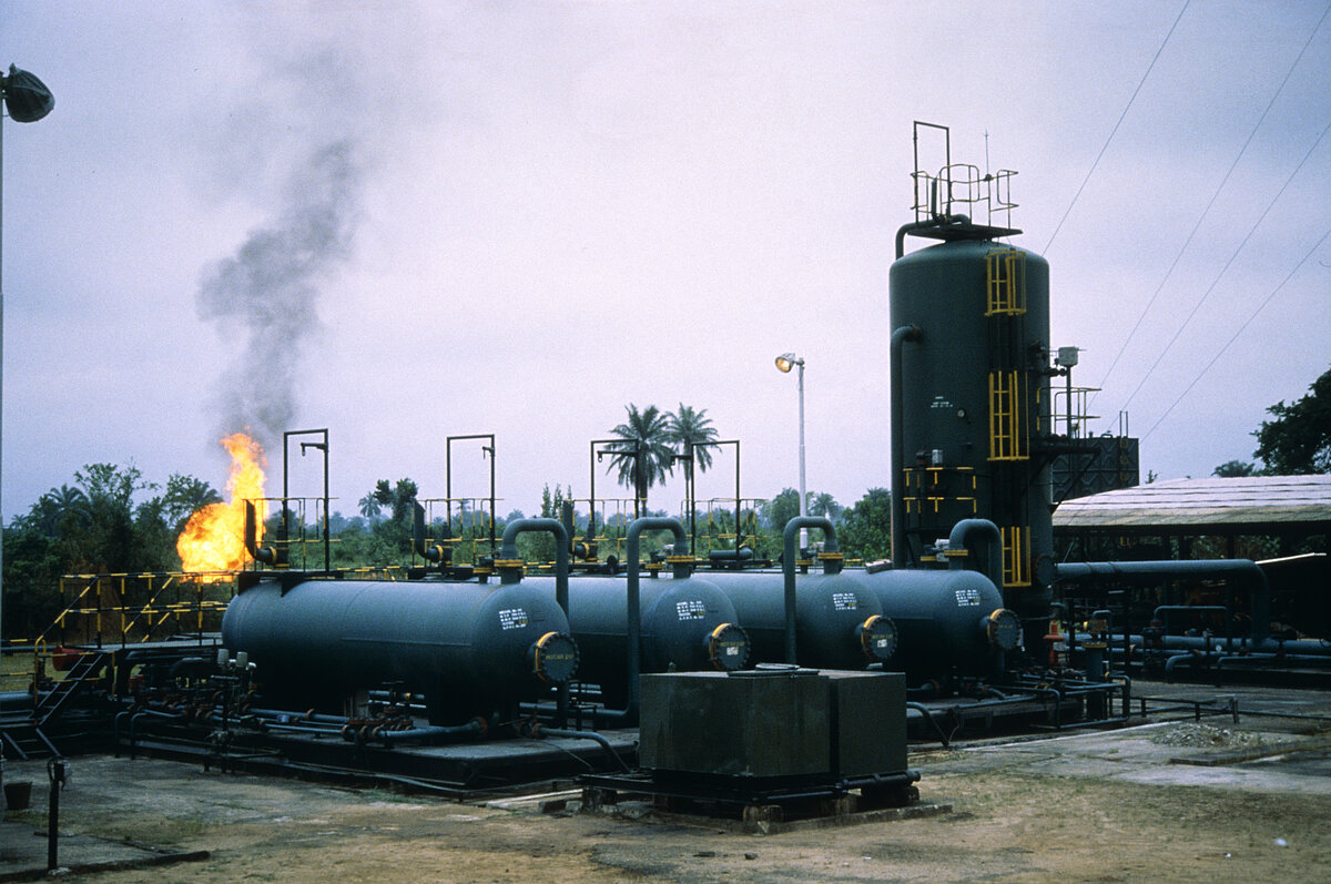 Yacimiento petrolífero Kora Kora de Shell, Nigeria.