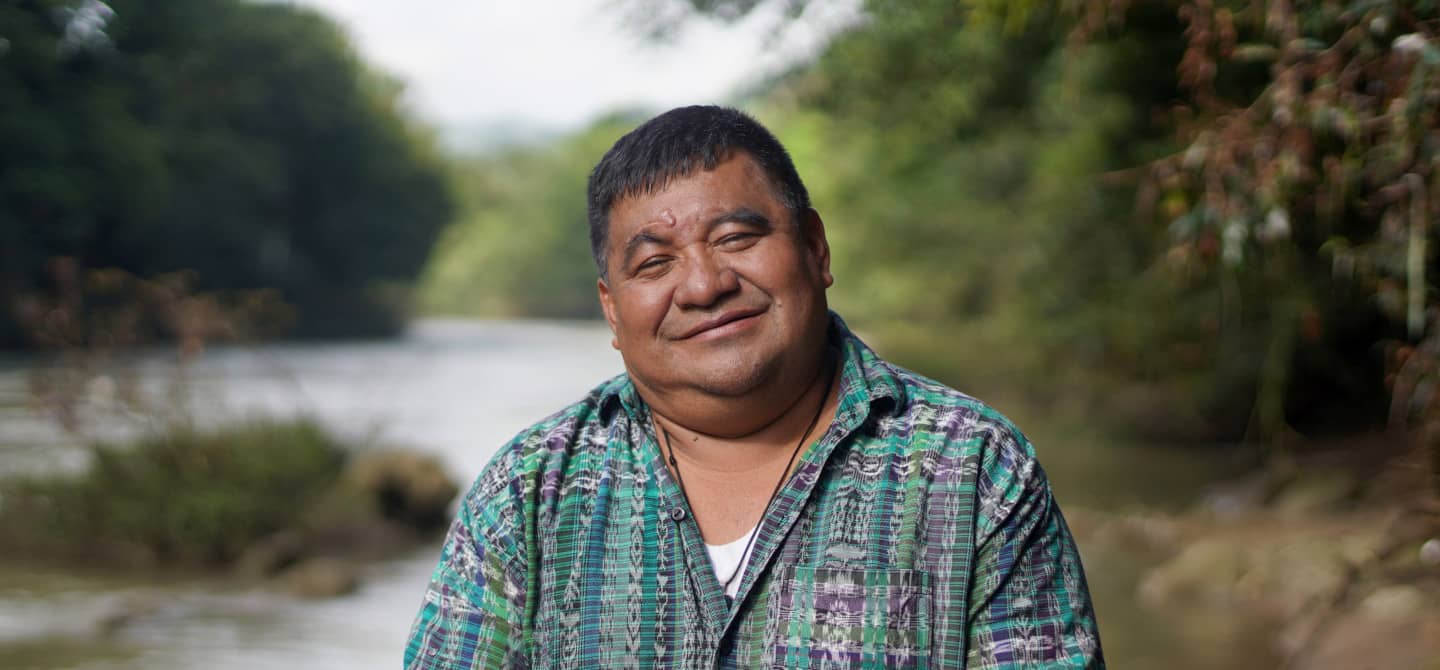 Retrato de Bernardo Caal Xol