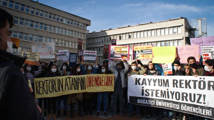 Manifestación en Estambul