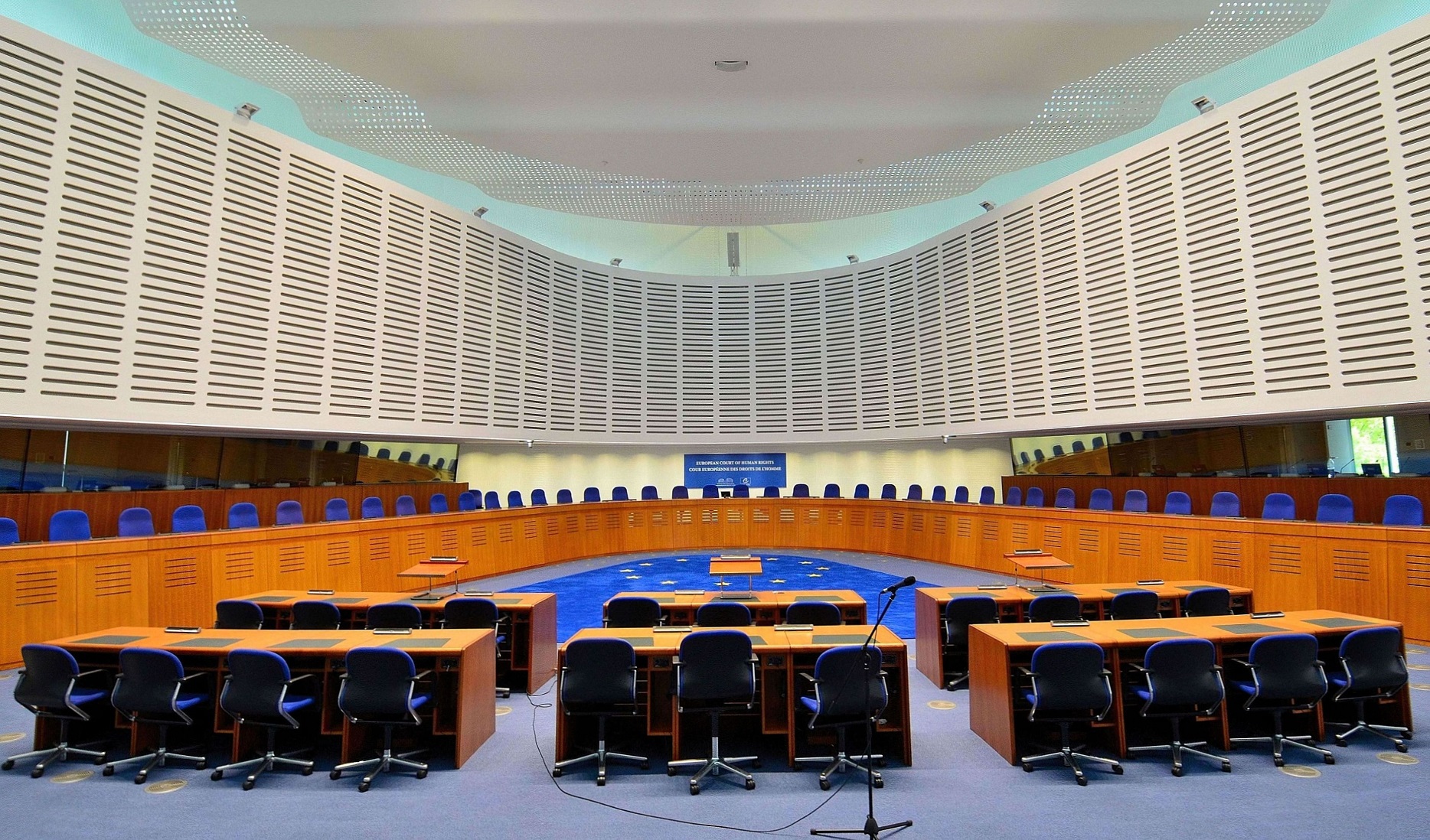 Interior del Tribunal Europeo de Derechos Humanos