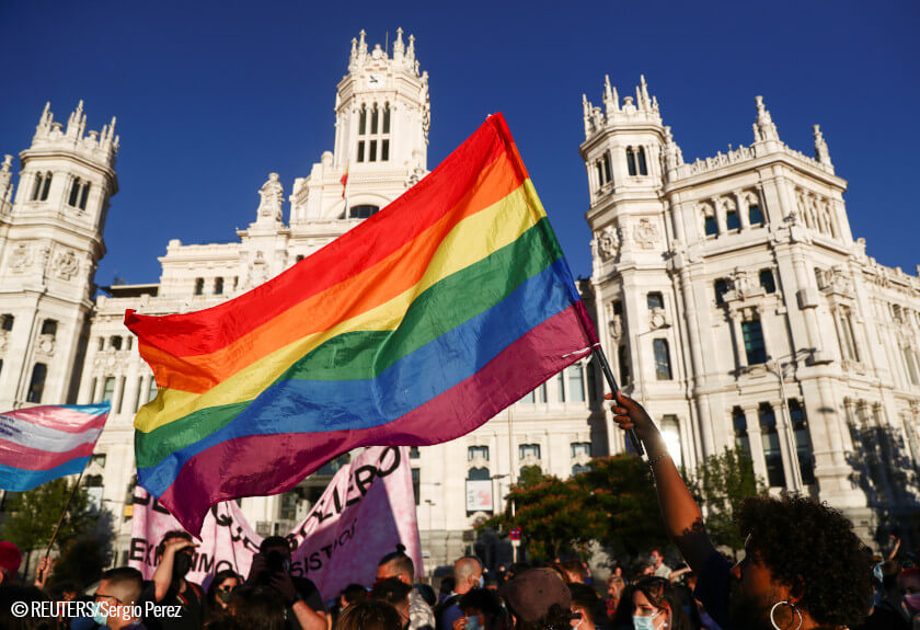 Desfile del Orgullo en Madrid