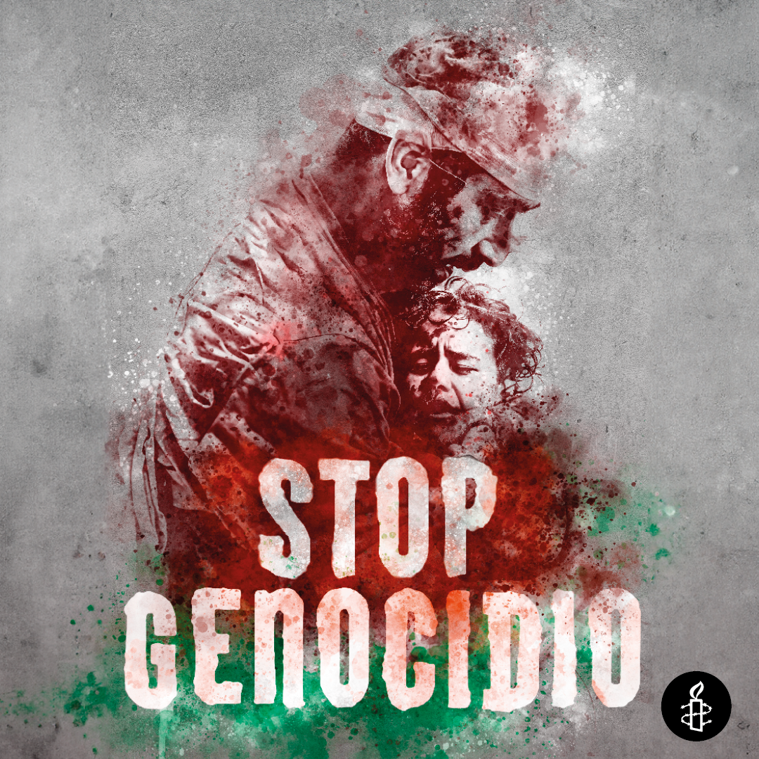 Imagen Cartel Stop Genocidio