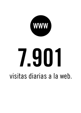7901 visitas diarias a la web