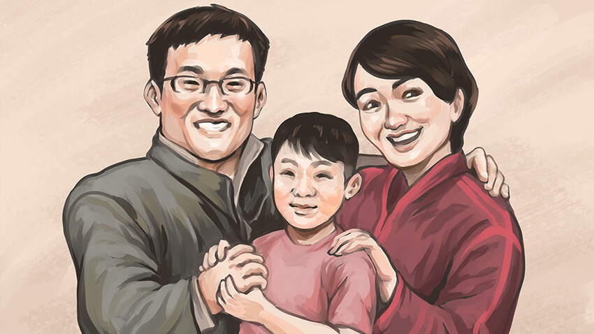 Wang Quangzhang, abogado de derechos humanos chino, se reunió con su familia después de cuatro años y medio en prisión