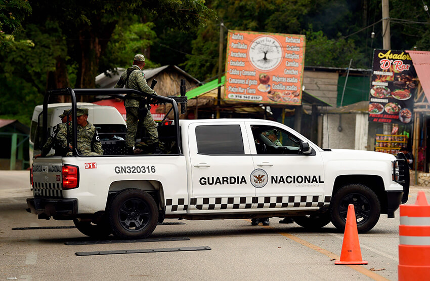 La función más visible de la Guardia Nacional hasta la fecha ha sido interceptar a personas migrantes y solicitantes de asilo centroamericanas