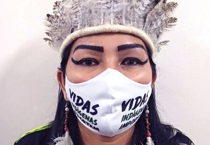 Milena Kokama, vicepresidenta de la Federación de personas indígenas Kukami-Kukamiria en Brasil, Perú y Colombia