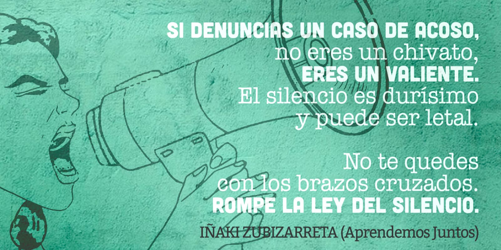 Iñaki Zubizarreta y su cita contra el bullying