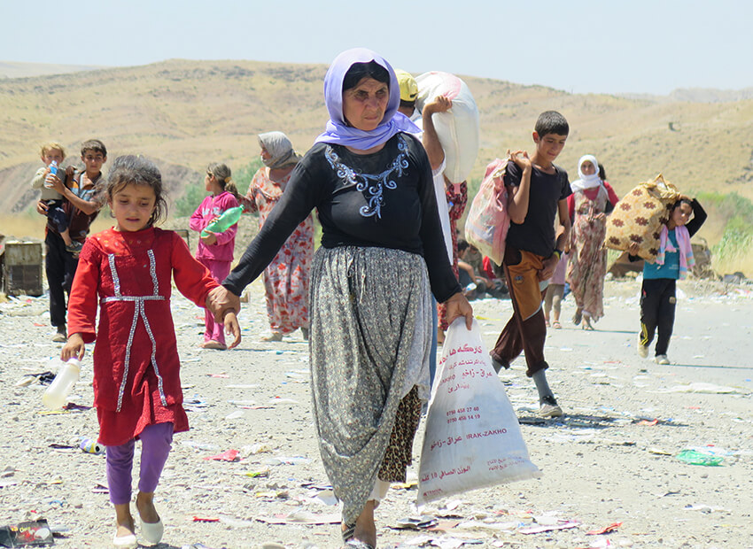 Mujeres y niñas yazidíes en Irak