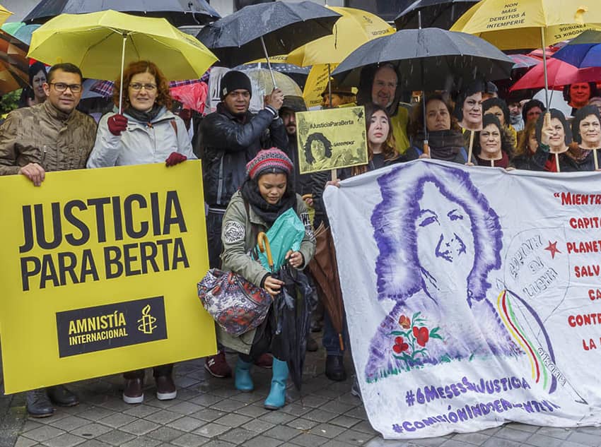 Berta Cáceres, defensora medioambientalista