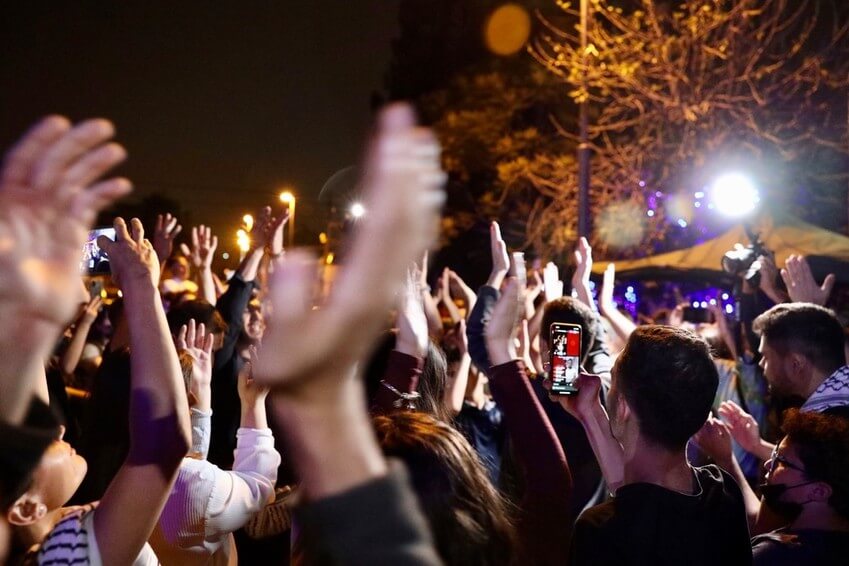 Manifestaciones por el desalojo de cuatro familias palestinas