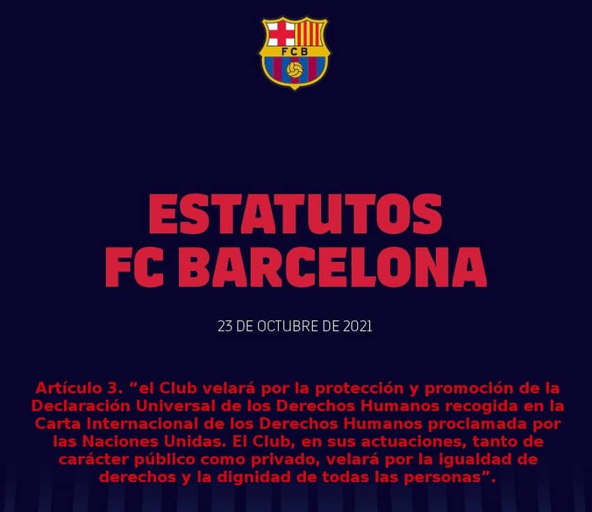 Estatutos del Fútbol Club Barcelona