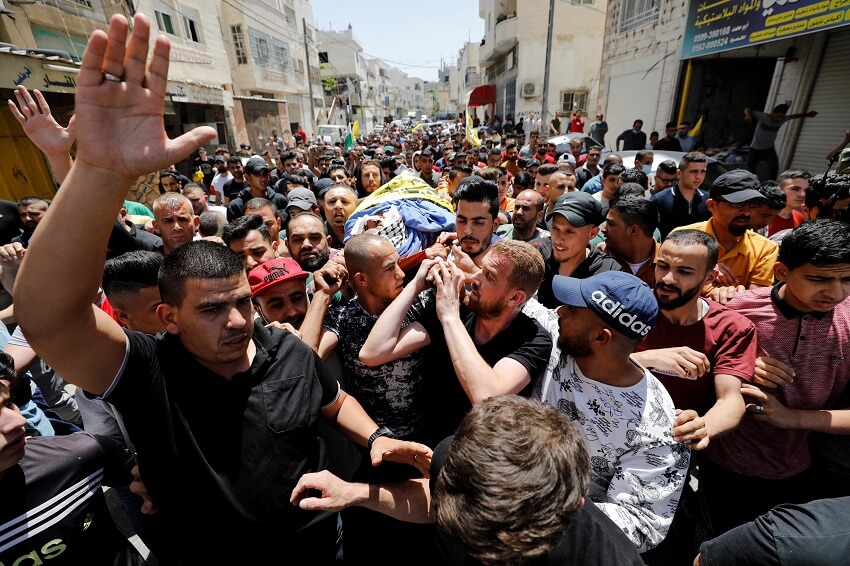 Muerte de una persona palestina por los enfrentamientos con Israel