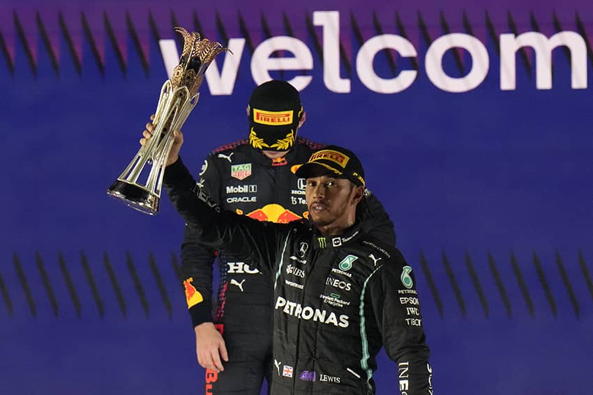 Victoria de Lewis Hamilton en el Gran Premio de Arabia Saudí de F1