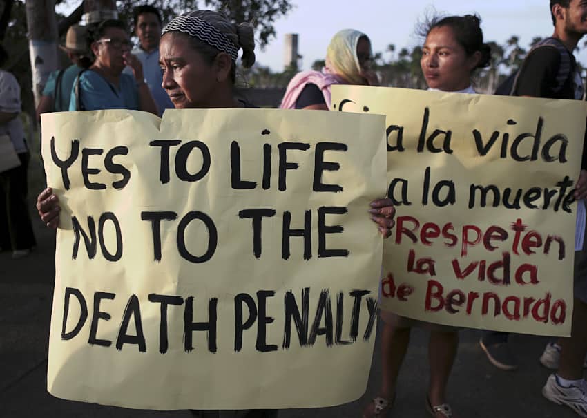 Protesta contra la ejecución de Bernardo Tercero. Trayectoria histórica de la pena capital en el mundo