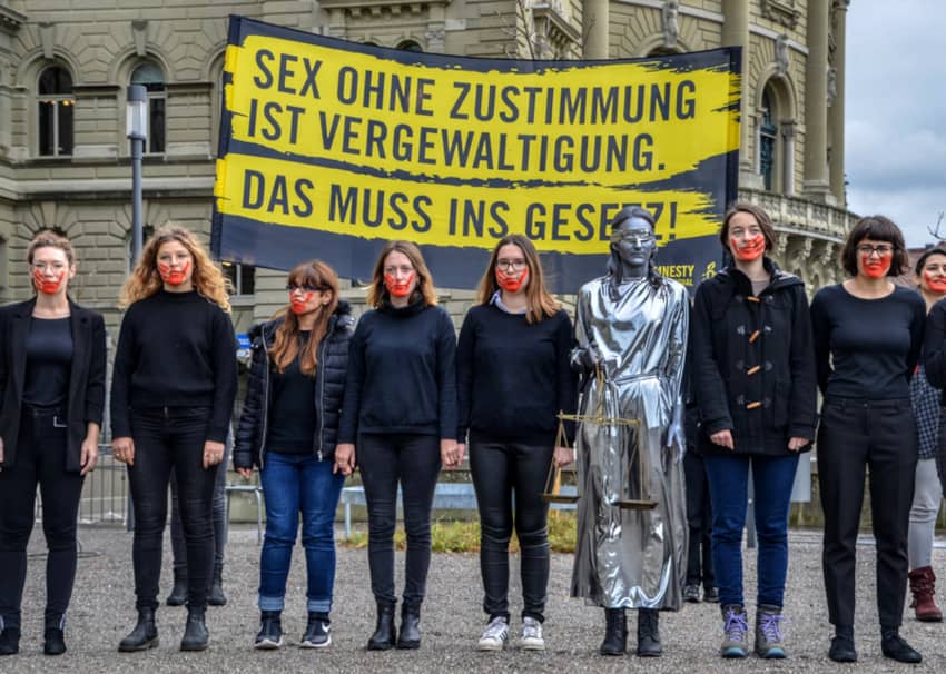 Exitos derechos humanos 2023: reformar la Ley sobre Delitos Sexuales en Suiza