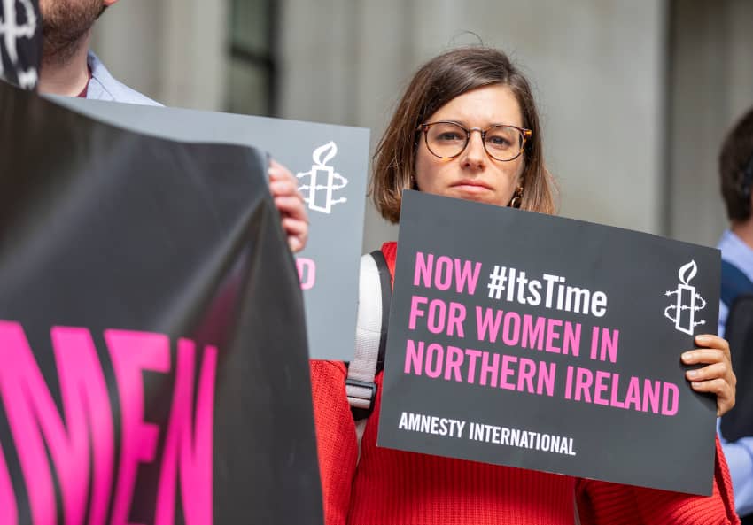  la legalización del aborto en Irlanda del Norte después de 158 años