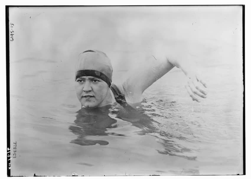 Gertrude Ederle fue una nadadora olímpica famosa
