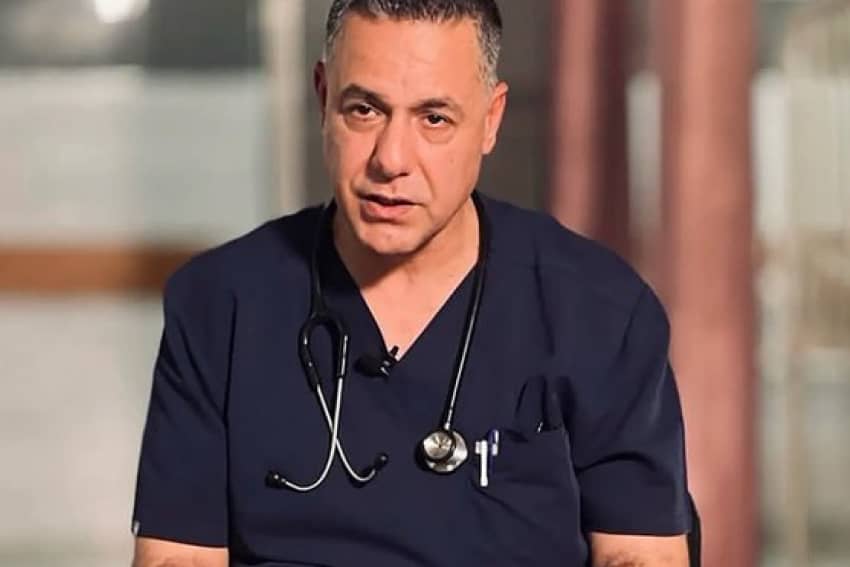 Fotografía del doctor Hussam Abu Safiyah