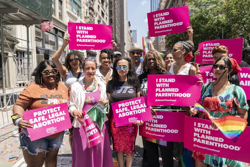 Manifestación a favor del derecho al aborto