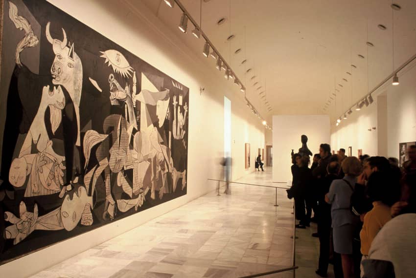 Cuadro de El Guernica en el Reina Sofía