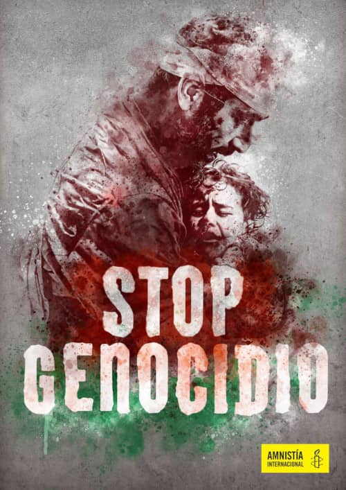 Portada del informe STOP GENOCIDIO